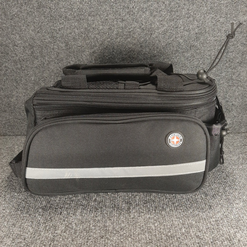 Schwinn Rear Rack Bag SW76260-2  Black Unisex Expandable Pannier 14x8x7
